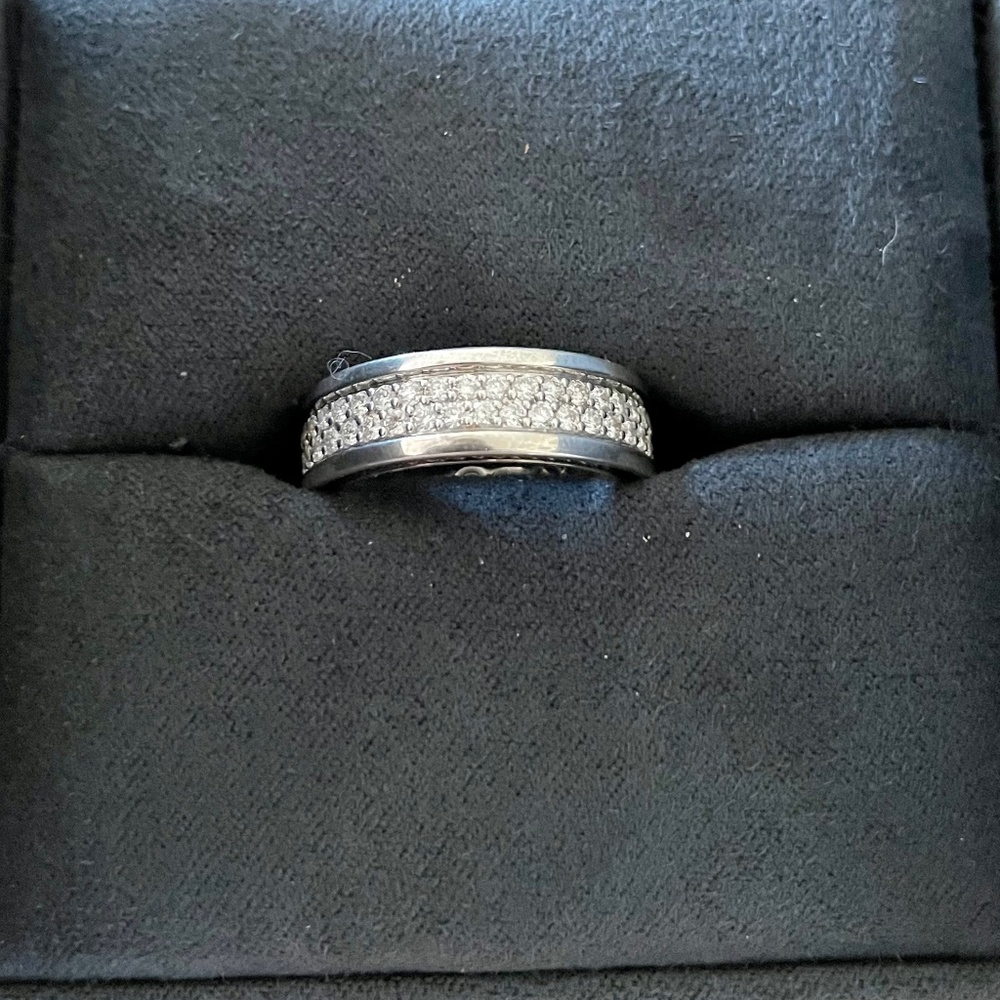 David Yurman Men’s 1.3 Carat Pave Diamond Ring - BRAND NEW
